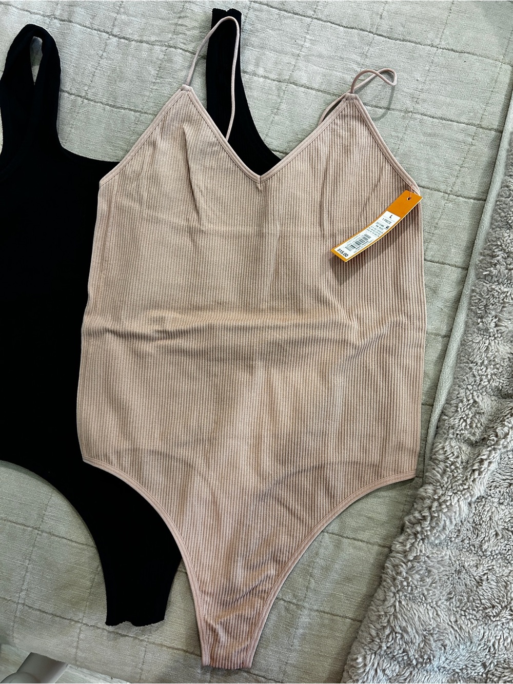 Bundle Bodysuits in Dusty Rose and Black